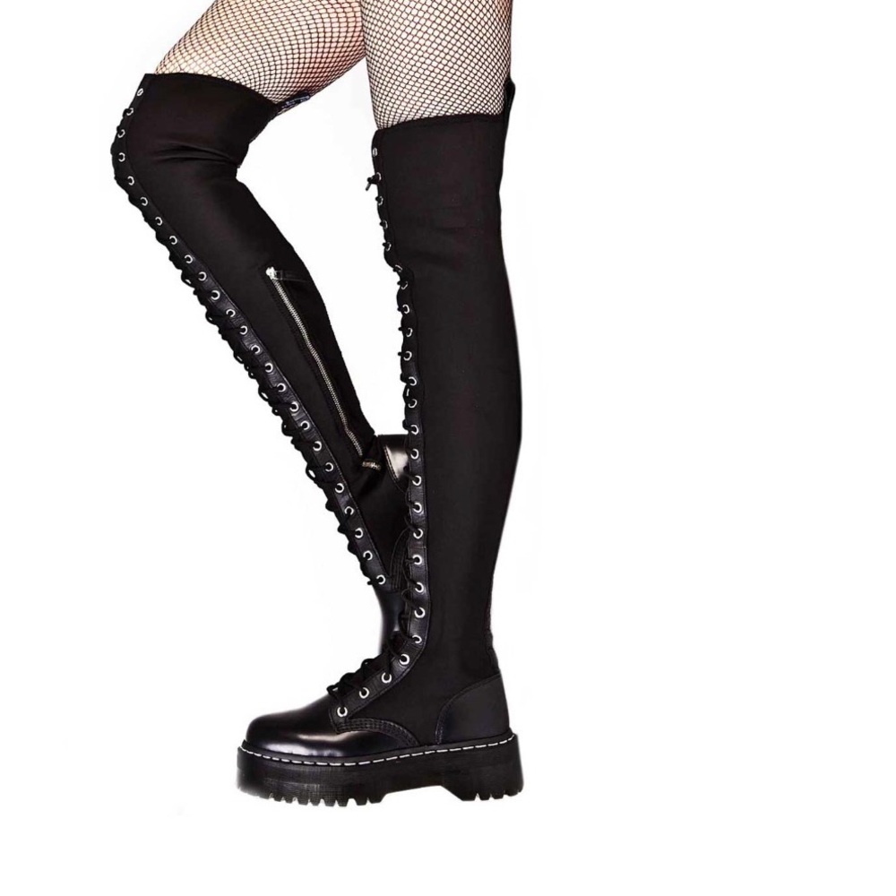Dr. Martens Aggy Over Knee Boots - Rare!